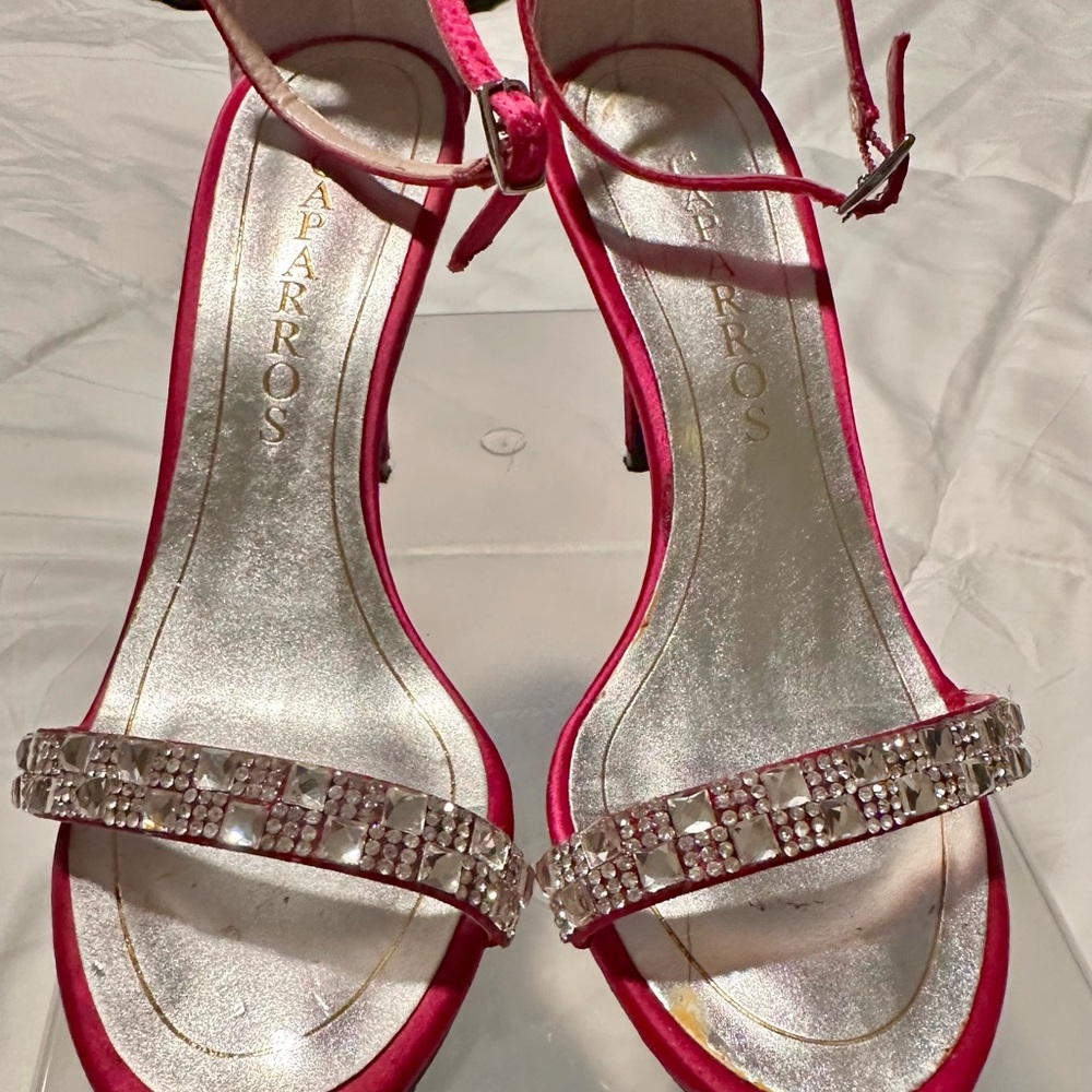 Caparros Heels with Crystal Embellishments